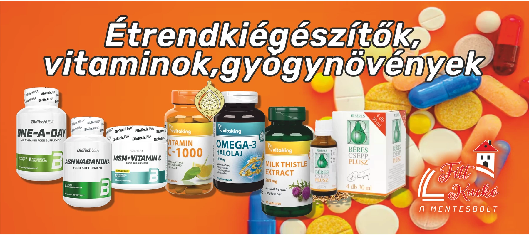 FITTKUCKÓ ÉTRENKIEGÉSZITŐK