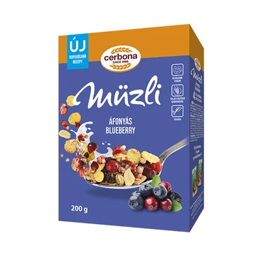 Cerbona áfonyás müzli 200 g