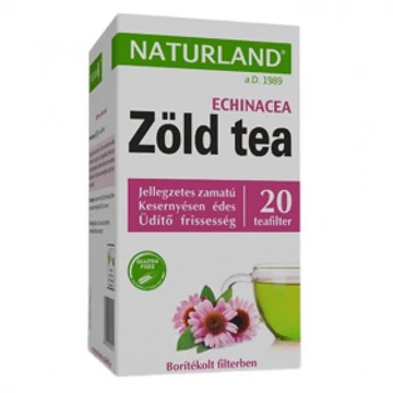 Naturland zöld tea echinaceával 20 filter 2 g 