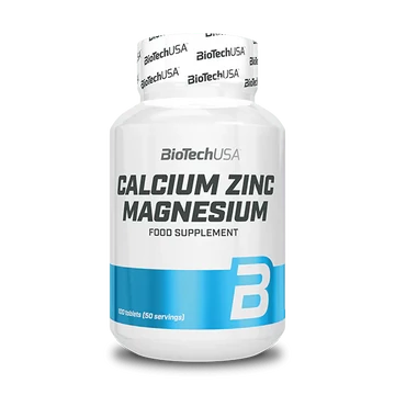 BioTechUSA calcium zinc magnesium 100 tabletta
