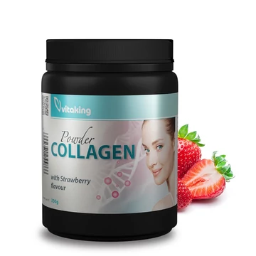 Vitaking hidrolizált marhakollagén (eper íz) 330 g