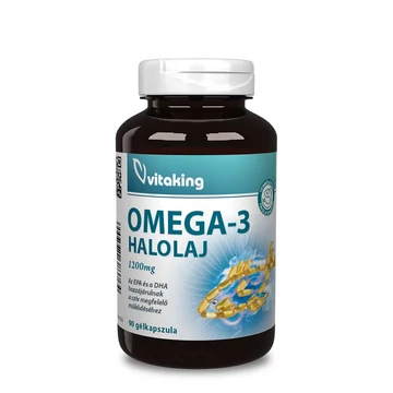 Vitaking omega-3 triglicerid halolaj 1200 mg 90 kap.