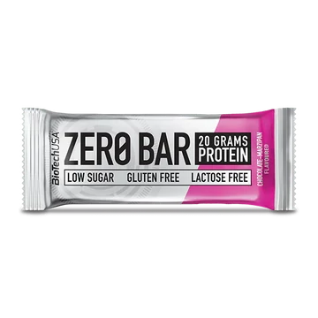 BioTechUSA zero bar csokoládé-marcipán fehérjeszelet - 50 g