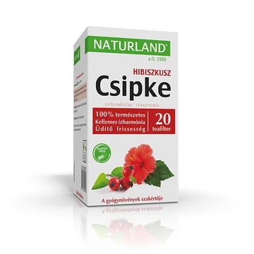 Naturland Csipke-Hibiszkusz teakeverék 20 filter 3 g