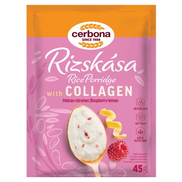 Cerbona málnás-citromos rizskása kollagénnel 45 g