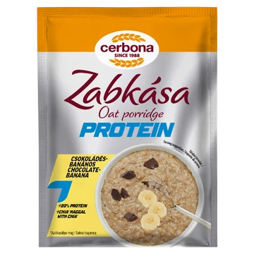 Cerbona csokoládés-banános protein zabkása 60 g