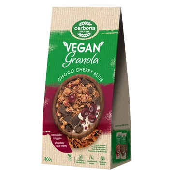 Cerbona Vegán Cocoa Cherry granola