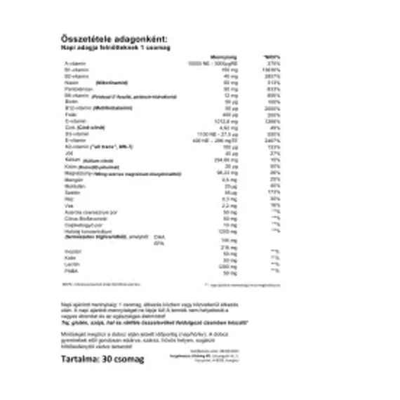 Vitaking 365 Multivitamin Plusz csomag