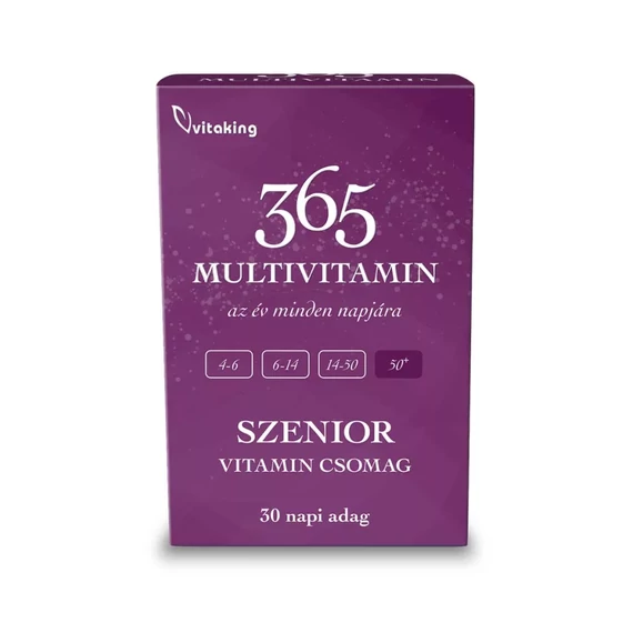 Vitaking 365 Multivitamin Szenior csomag