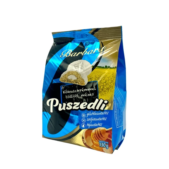  Barbara Kókuszkrémmel töltött mézes puszedli 130 g 