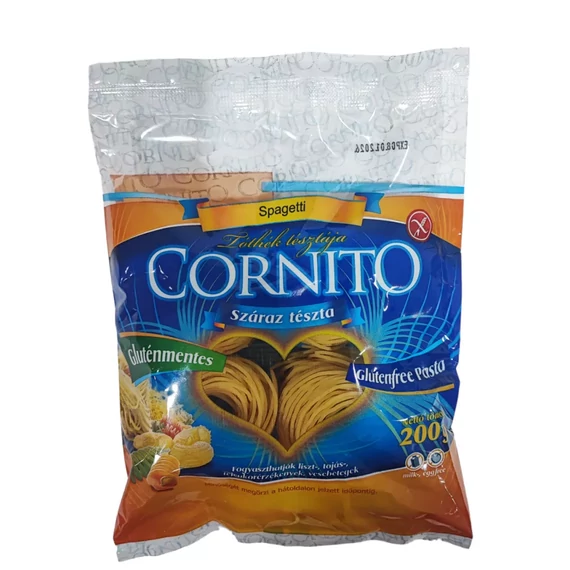 Cornito gluténmentes száraztészta spagetti 200 g