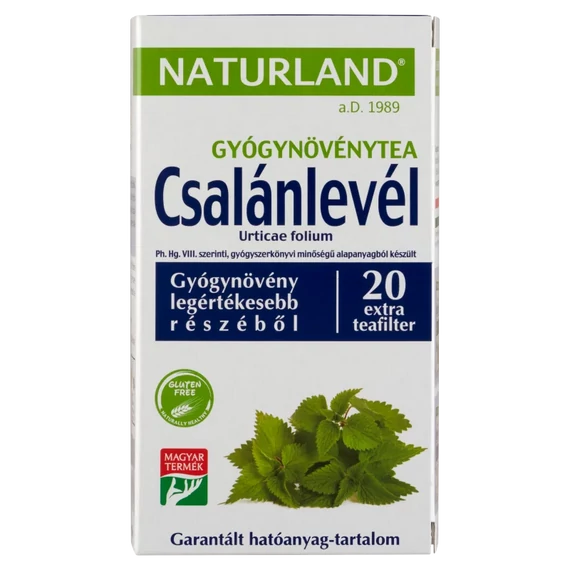Naturland csalánlevél gyógynövénytea 20 filter 30 g