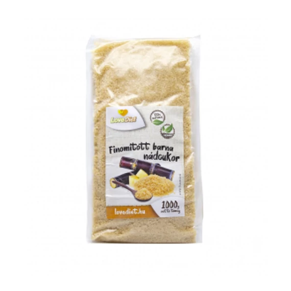 Love Diet finomított barna nádcukor 1000 g 