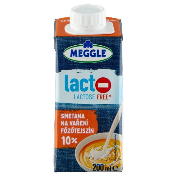 Meggle UHT félzsíros laktózmentes főzőtejszín 10% 200 ml