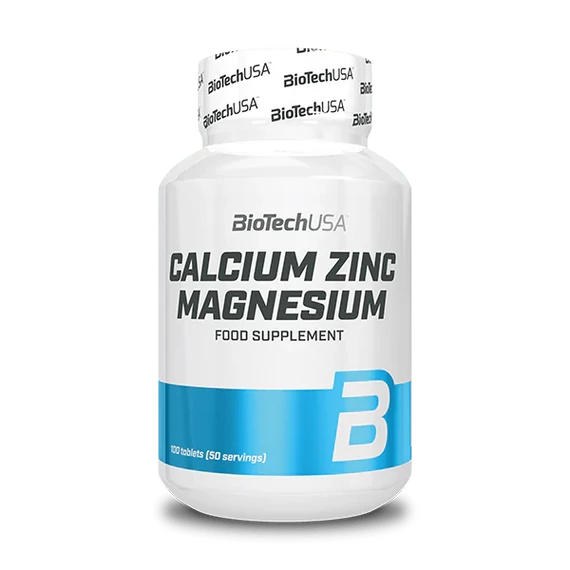 BioTechUSA calcium zinc magnesium 100 tabletta