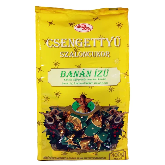 Csengettyű banánízű krémes szaloncukor 400 g