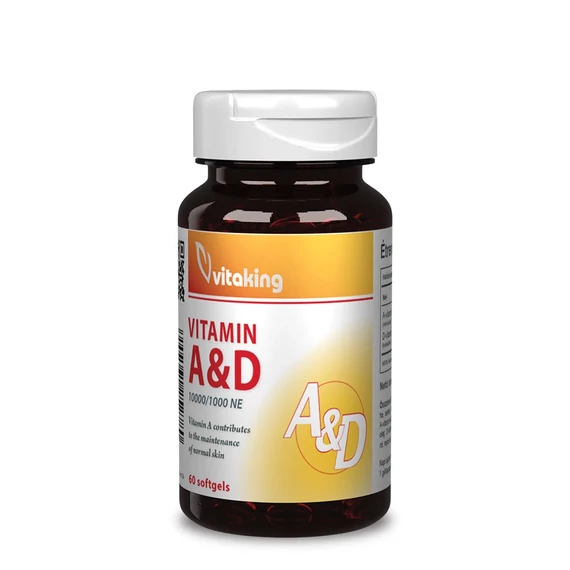 Vitaking A&D vitamin 10000NE/1000NE 60 kap.