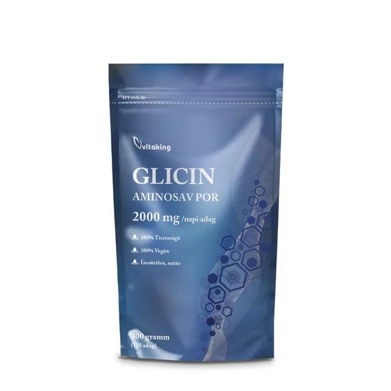 Vitaking 100% glicin por vegán,natur 300 g
