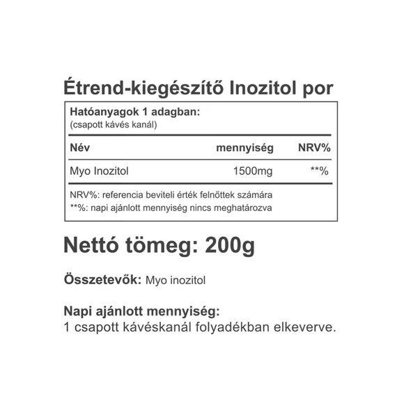 Vitaking myo inositol 200 g (100%)