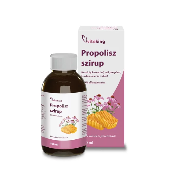 Vitaking alkoholmentes propolisz szirup méhpempővel 100 ml