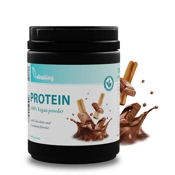 Vitaking vegan protein csoki-fahéj 400 g