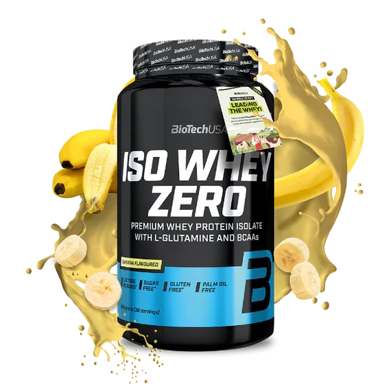 BioTechUSA iso whey zero banán - 908 g