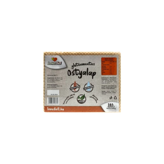 Love Diet Gluténmentes ostyalap 180g