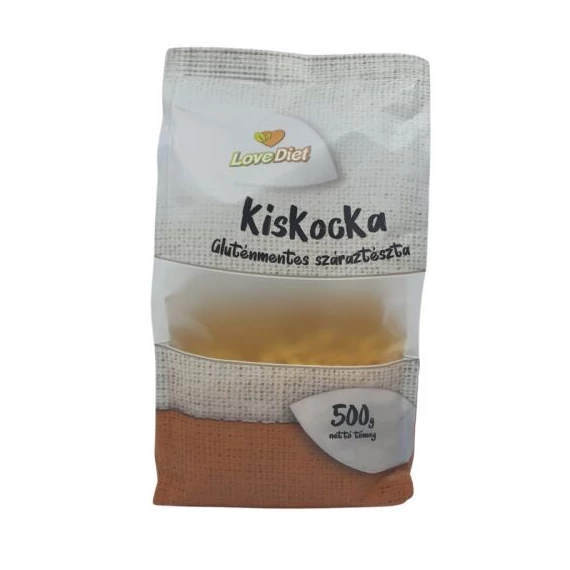 Love Diet Kiskocka Gluténmentes Száraztészta 500g