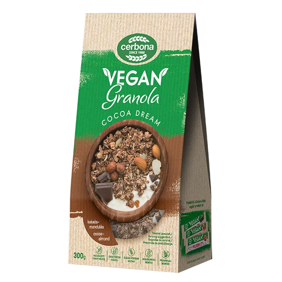Cerbona Vegán Cocoa Dream granola