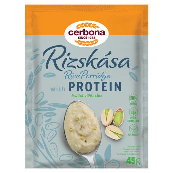 Cerbona pisztáciás protein rizskása 45 g