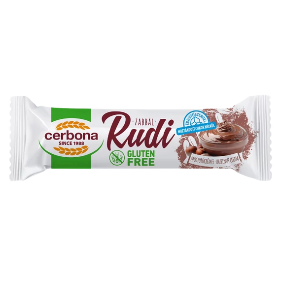 Cerbona Gluténmentes Mogyorókrémes Rudi