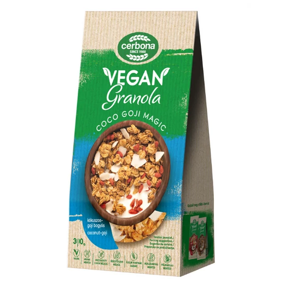 Cerbona Vegán Coco goji magic granola