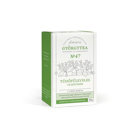 Györgytea tüdőfűleveles teakeverék -A torok barátja-50 g